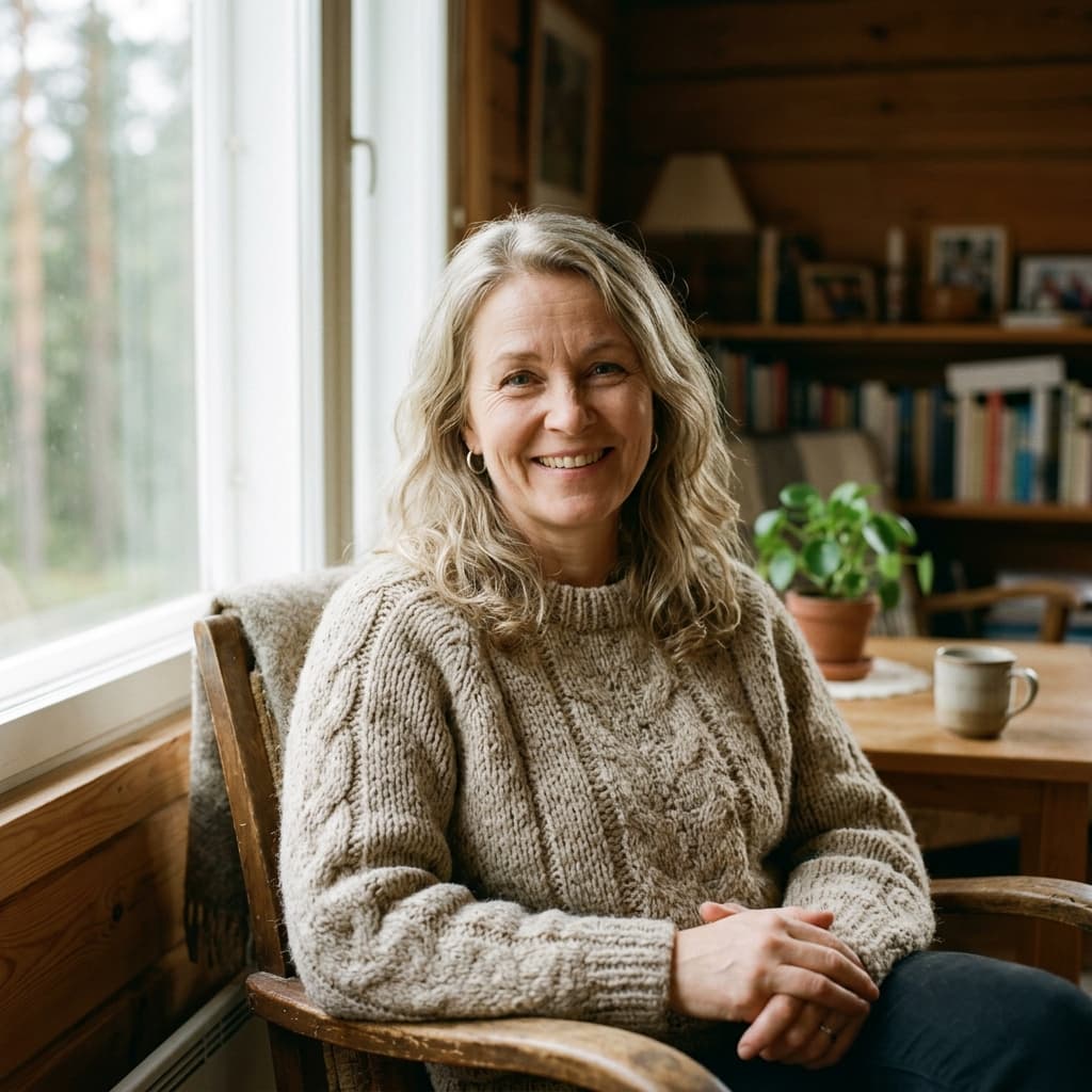 Paula Ojala, 48-vuotias hyvinvointiyrittäjä ja arjentaiteilija – Kruunusiipi